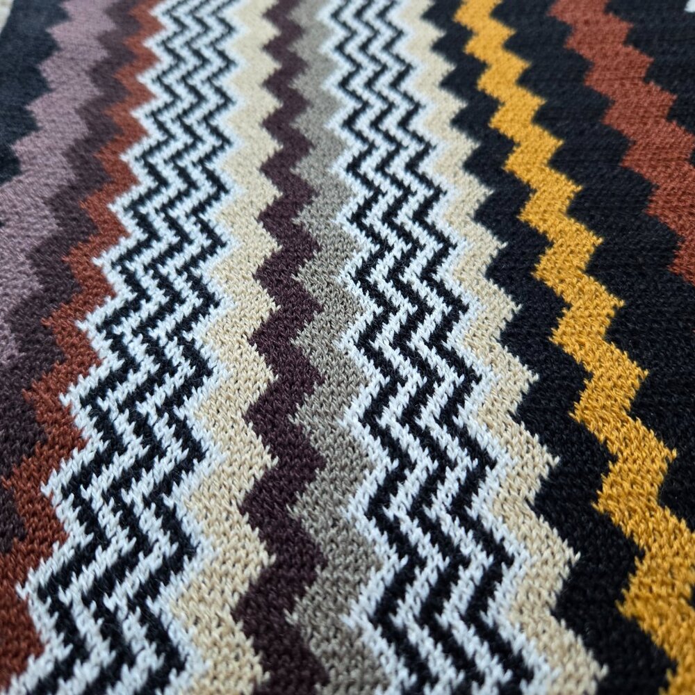 NWOT Missoni for Target Zig Zag Scarf Wool Blend - Picture 5 of 7